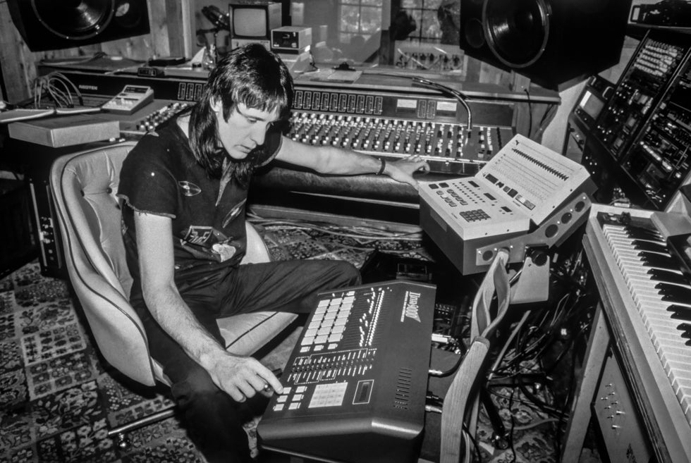 Todd Rundgren recording at Utopia Sound Studios, Lake Hill, 1983 - Morrison Hotel Gallery