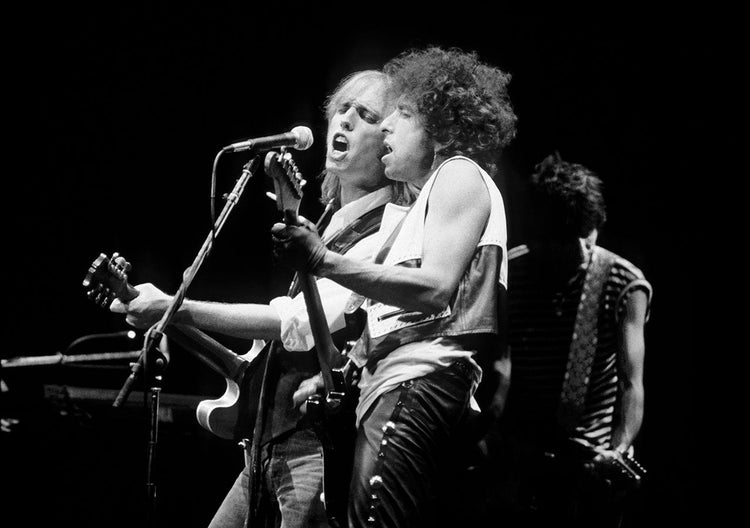 Tom Petty, Bob Dylan and Ron Wood, 1986 - Morrison Hotel Gallery