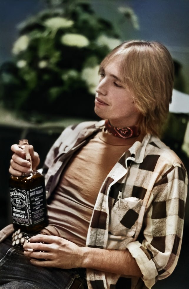 Tom Petty, With A Bottle of Jack Daniels, NYC, 1979 (Colorized) - Morrison Hotel Gallery