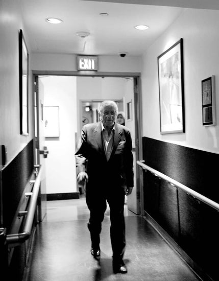 Tony Bennett arrives, Capitol Studios, LA, February, 2011 - Morrison Hotel Gallery