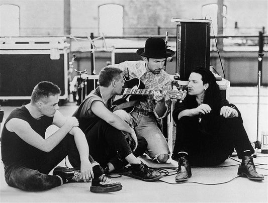 U2, recording at Point Depot, Dublin 1988 - Morrison Hotel Gallery
