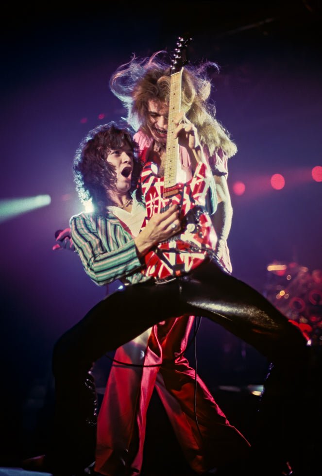 Van Halen, Eddie Van Halen and David Lee Roth Performing, 1980 - Morrison Hotel Gallery