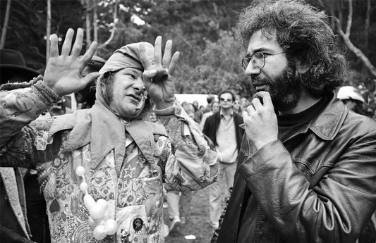 Wavy Gravy and Jerry Garcia, Golden Gate Park, September 2, 1974 - Morrison Hotel Gallery