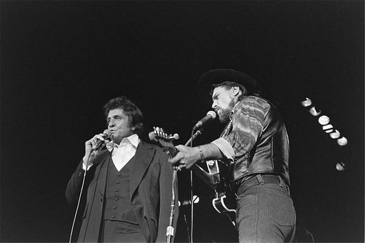 Waylon Jennings and Johnny Cash, 1978 - Morrison Hotel Gallery