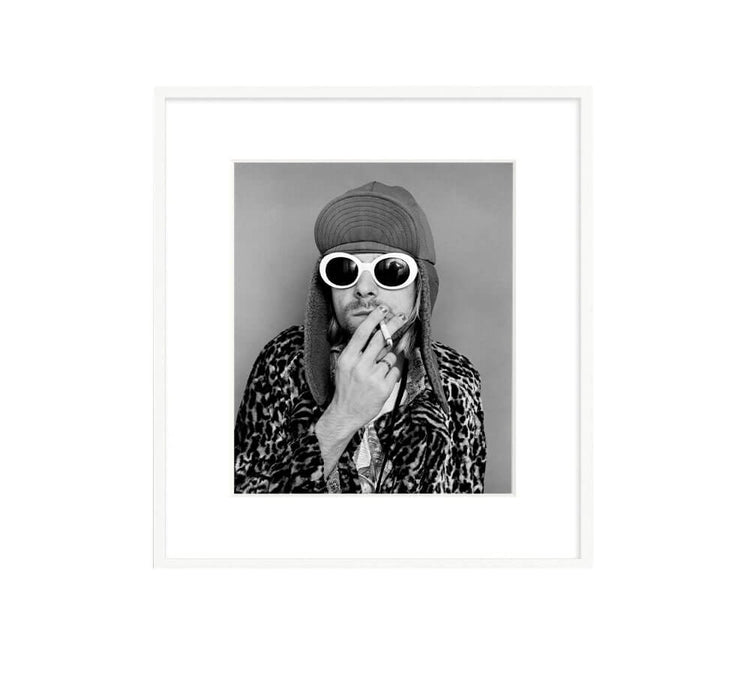 White Frame - Kurt Cobain, Nirvana, Smoking C, 1993 - 20x24 - Morrison Hotel Gallery