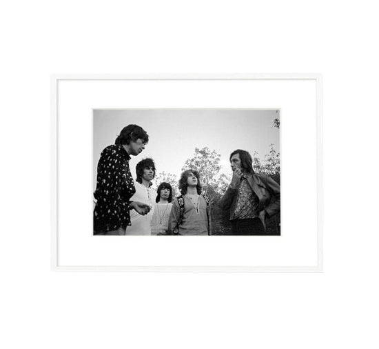 White Frame - The Rolling Stones, Laurel Canyon, Los Angeles, CA, 1969 - 20x24 - Morrison Hotel Gallery