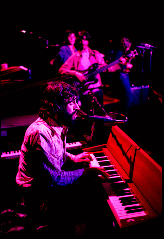 Richard, as Rick and Robbie look on, Academy of Music, 1971