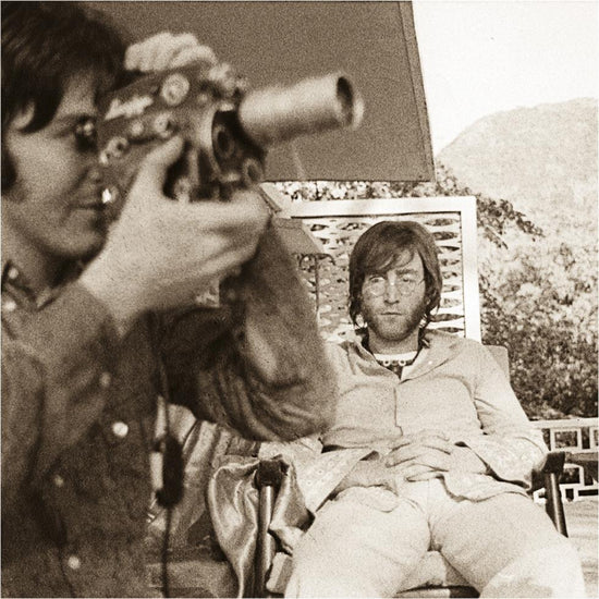 Paul McCartney and John Lennon, India