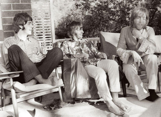 John, Paul and Ringo, India, 1968