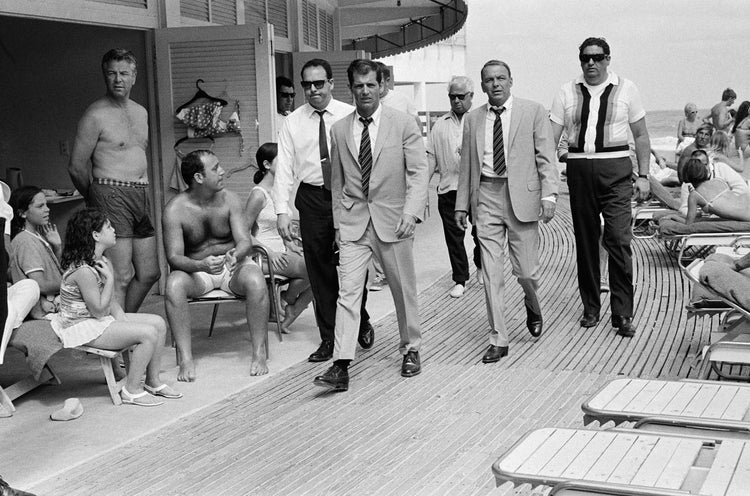 Frank Sinatra, Fontainebleau Boardwalk, Miami, FL, 1968 PLATINUM - Morrison Hotel Gallery